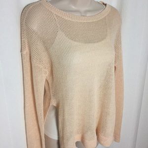 ❌SOLD❌Eileen Fisher Petite Peach Sweater Organic